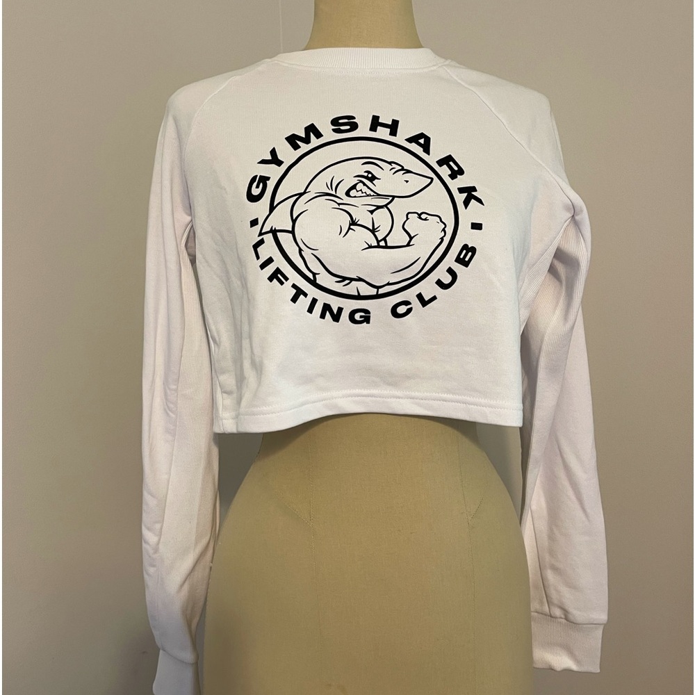 Gymshark legacy cropped crew neck sweater